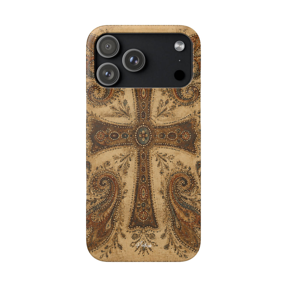 Cross Paisley Snap Case