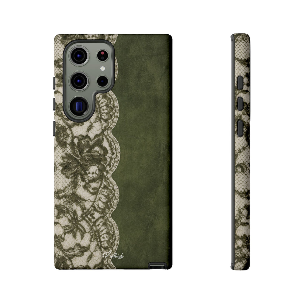 Olive Lace Tough Case