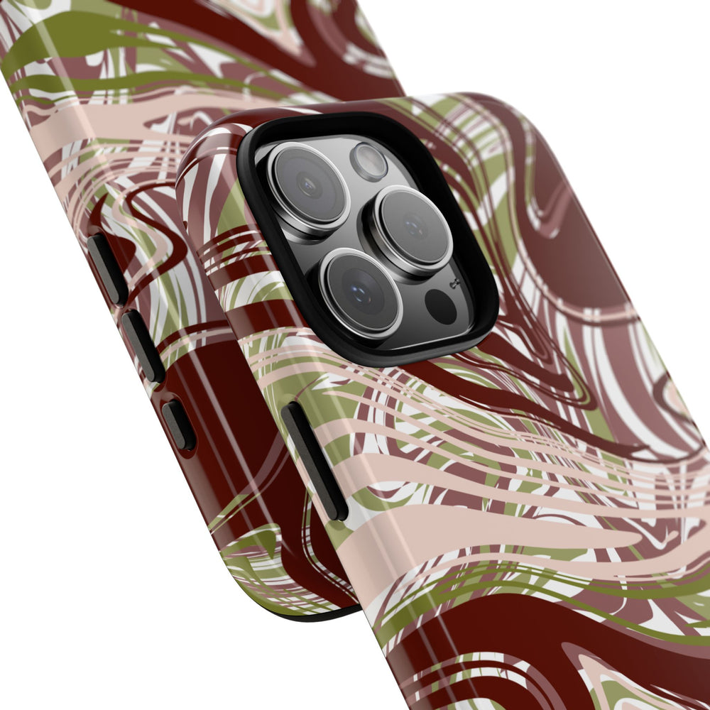 Abstract Marbled Tough Phone Case