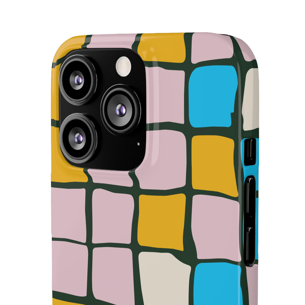 Color Grid Snap Phone Case