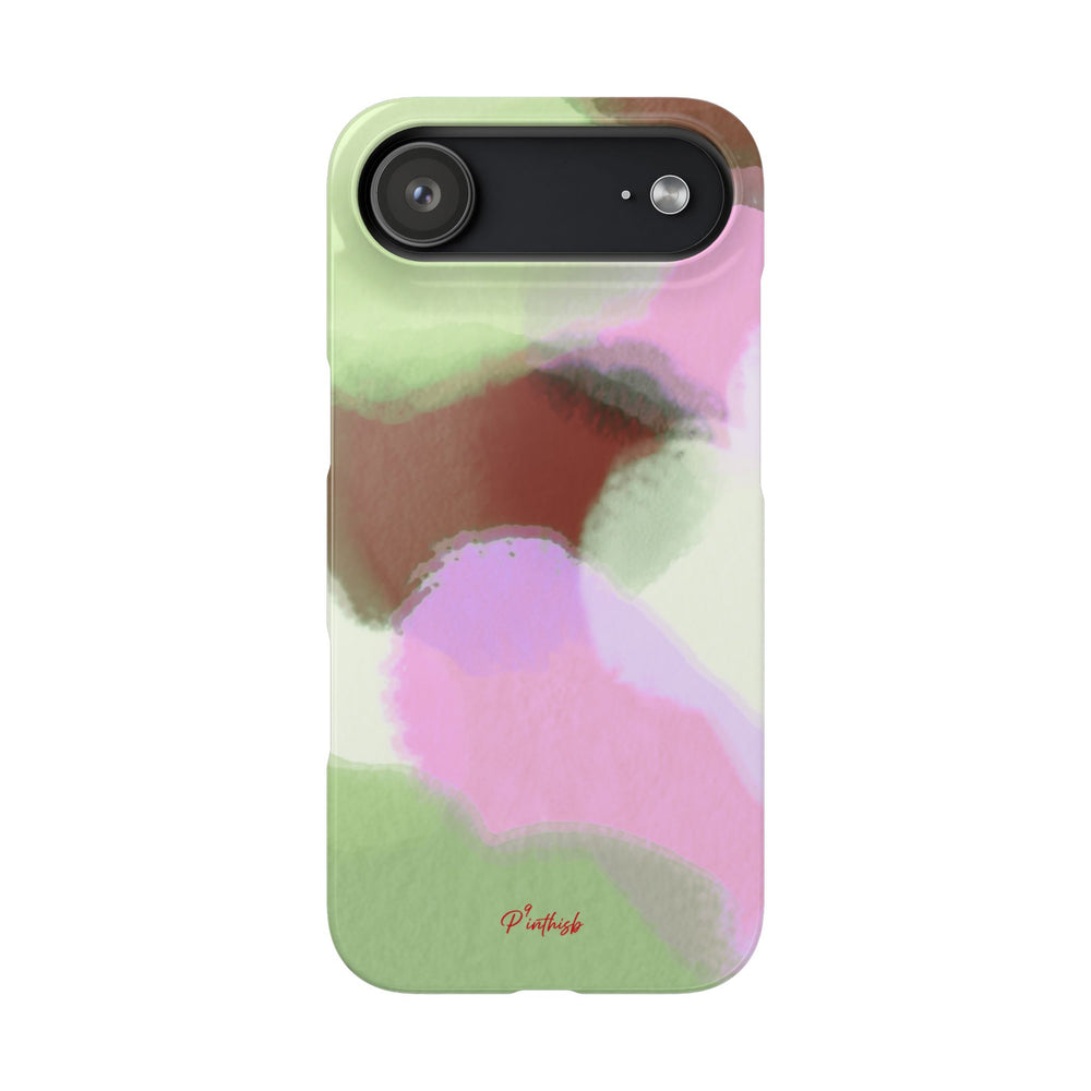 Abstract Pastel Camouflage Snap Phone Case