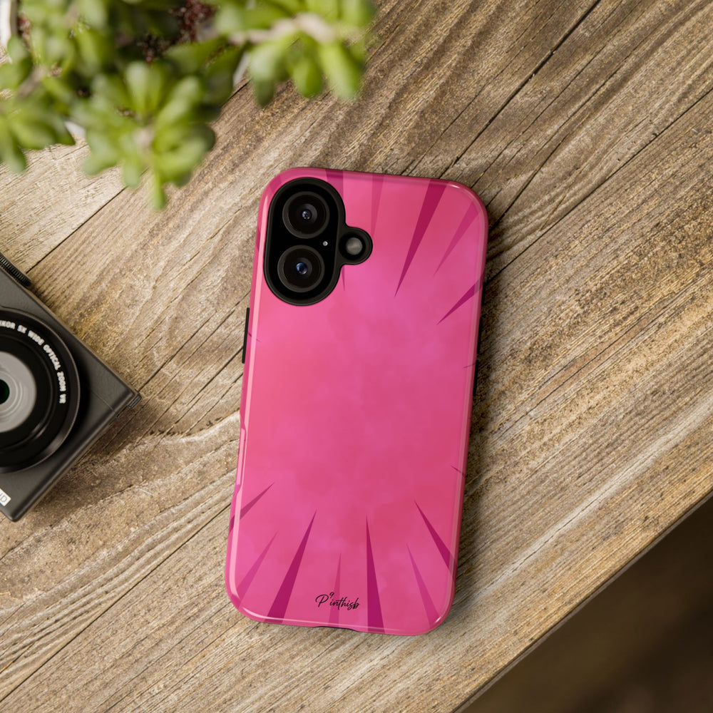 Pink Burst Tough Phone Case