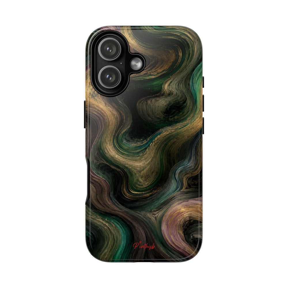 Marbled Forest Tough Phone Case