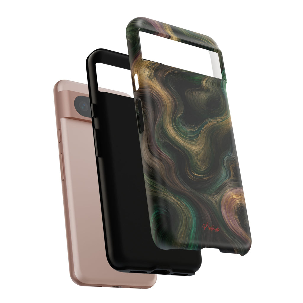Marbled Forest Tough Phone Case