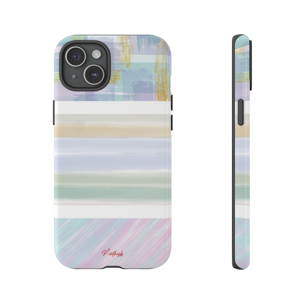 Pastel Stripe Tough Phone Case