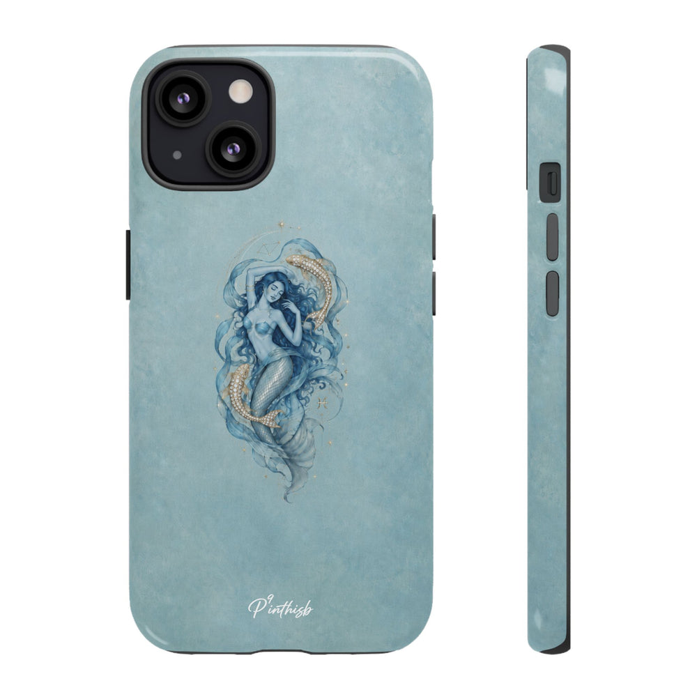Pisces Zodiac Glitter Phone Case