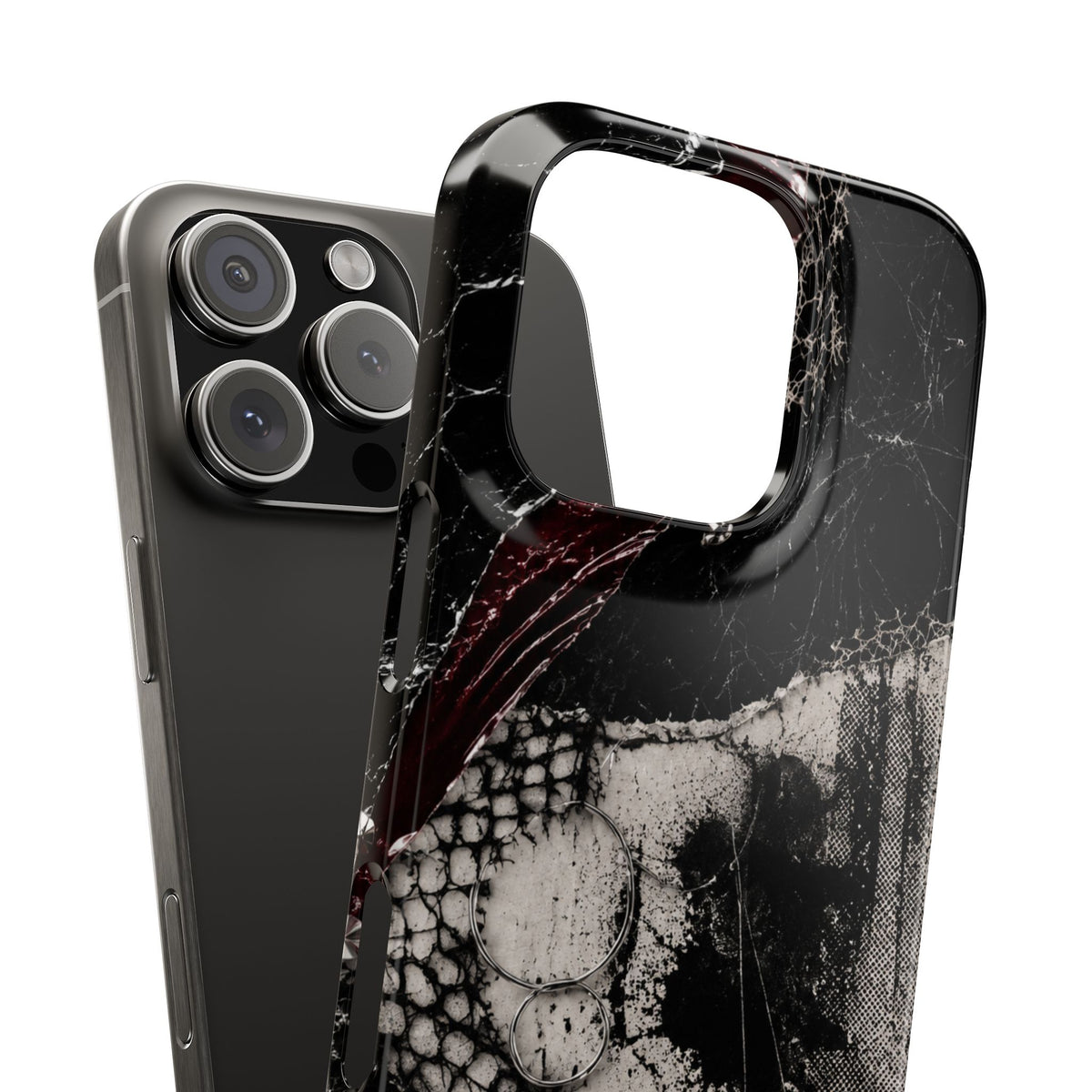 Midnight Static Snap Phone Case