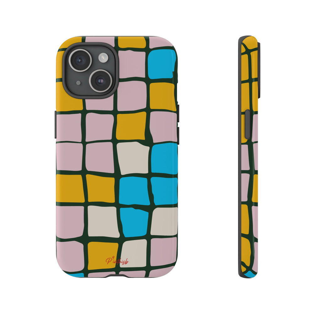 Color Grid Tough Phone Case