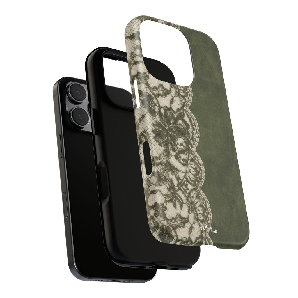 Olive Lace Tough Case
