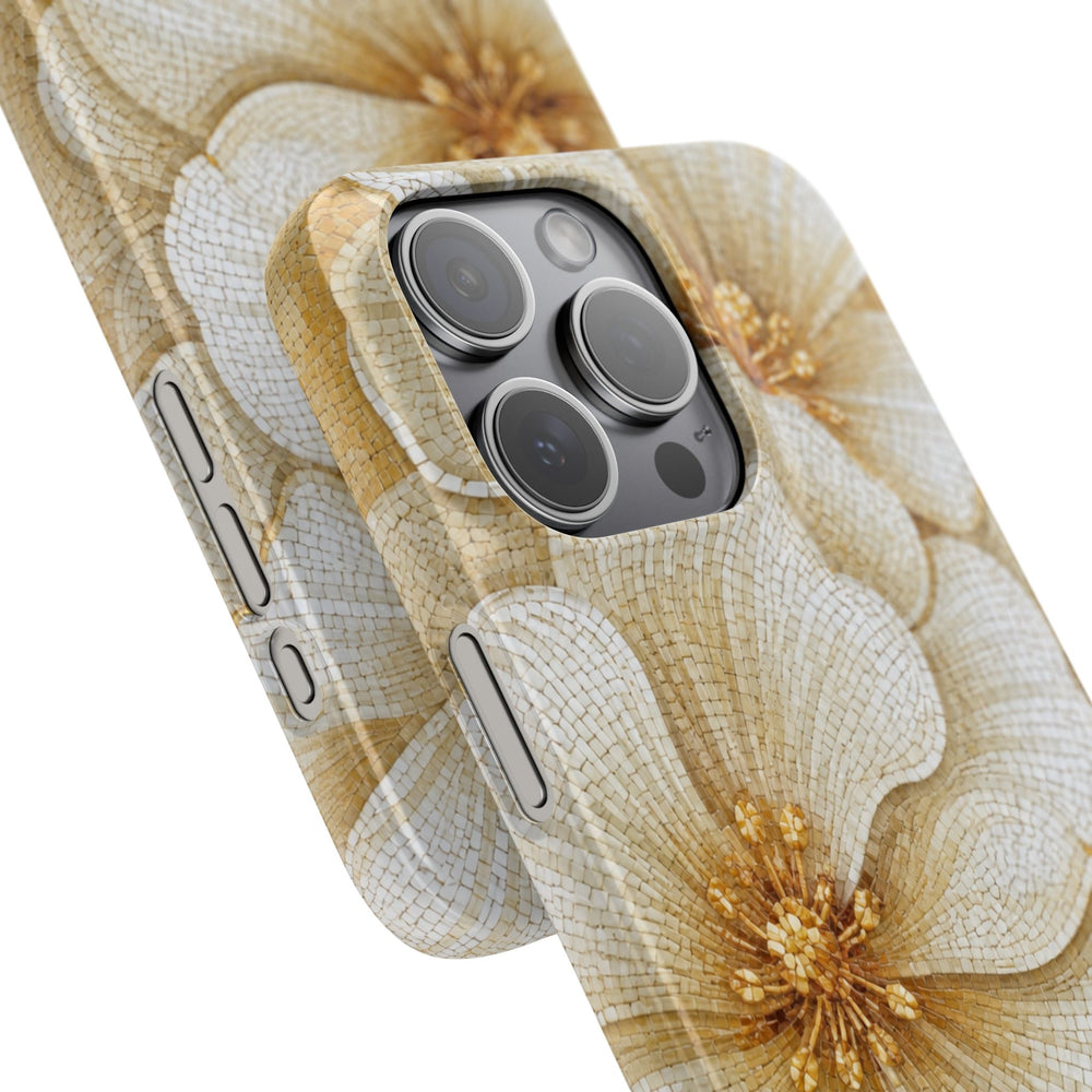 Floral Gold Bloom Snap Case