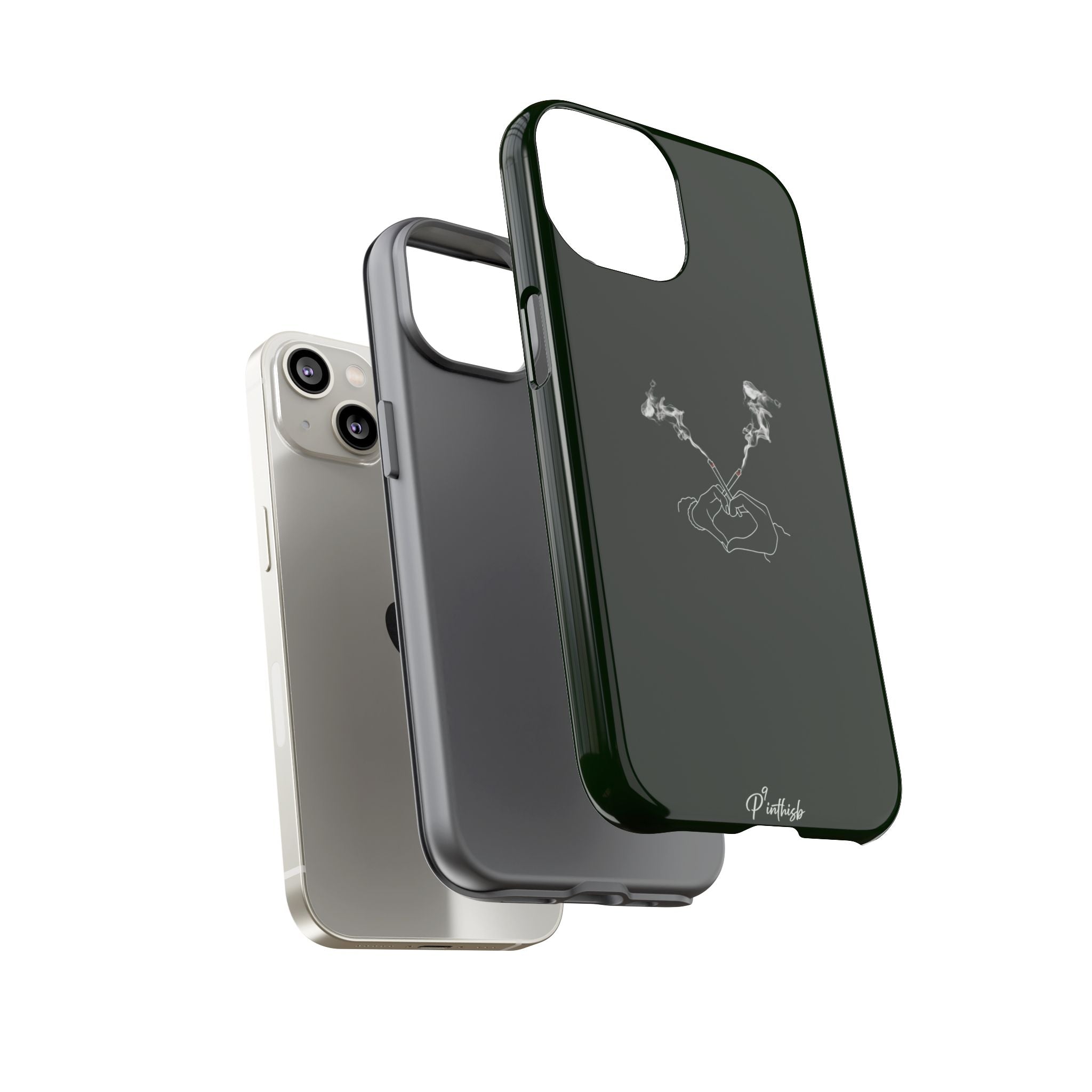 Smoke Heart Tough Case