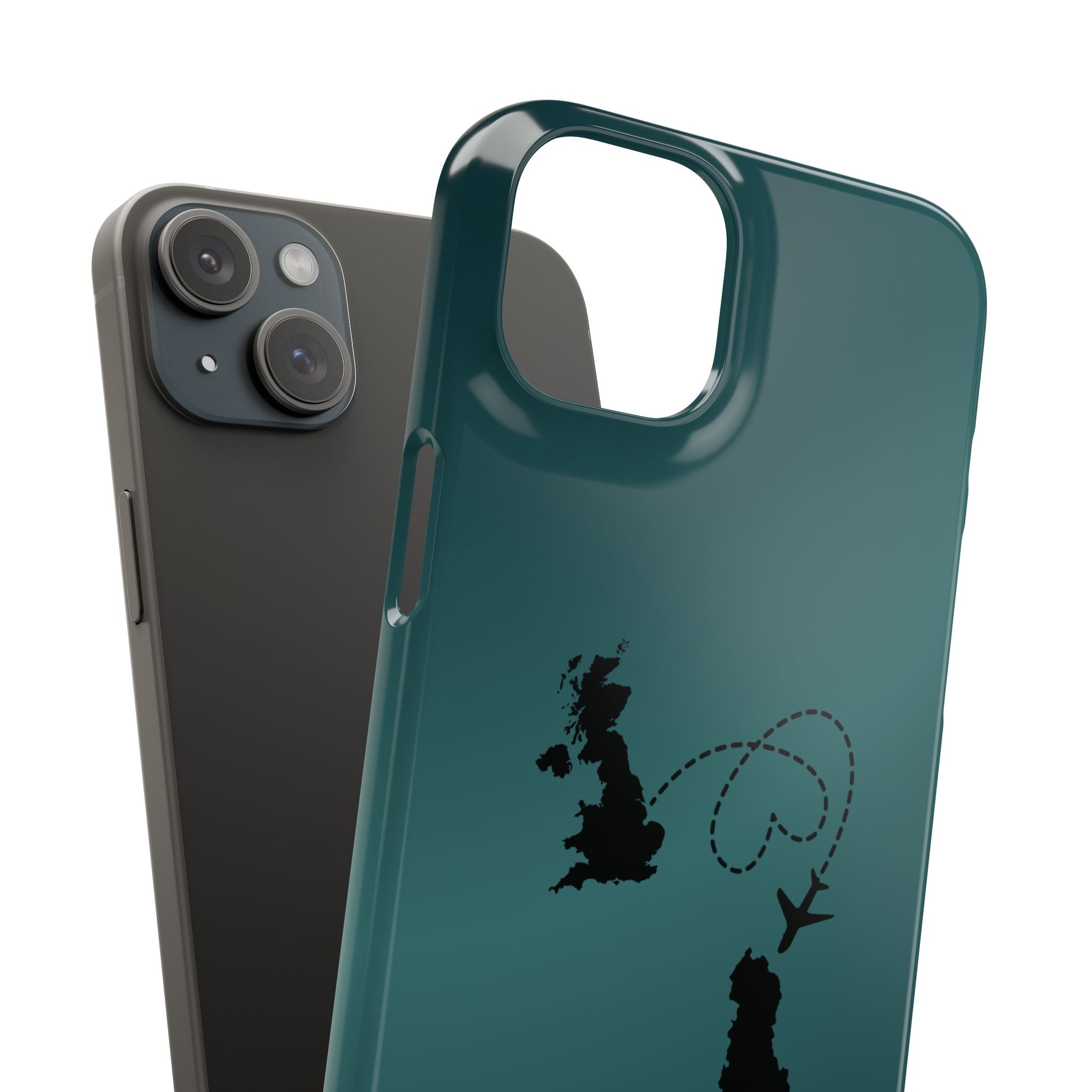 Copy of UK to Albania Pink Snap Phone Case