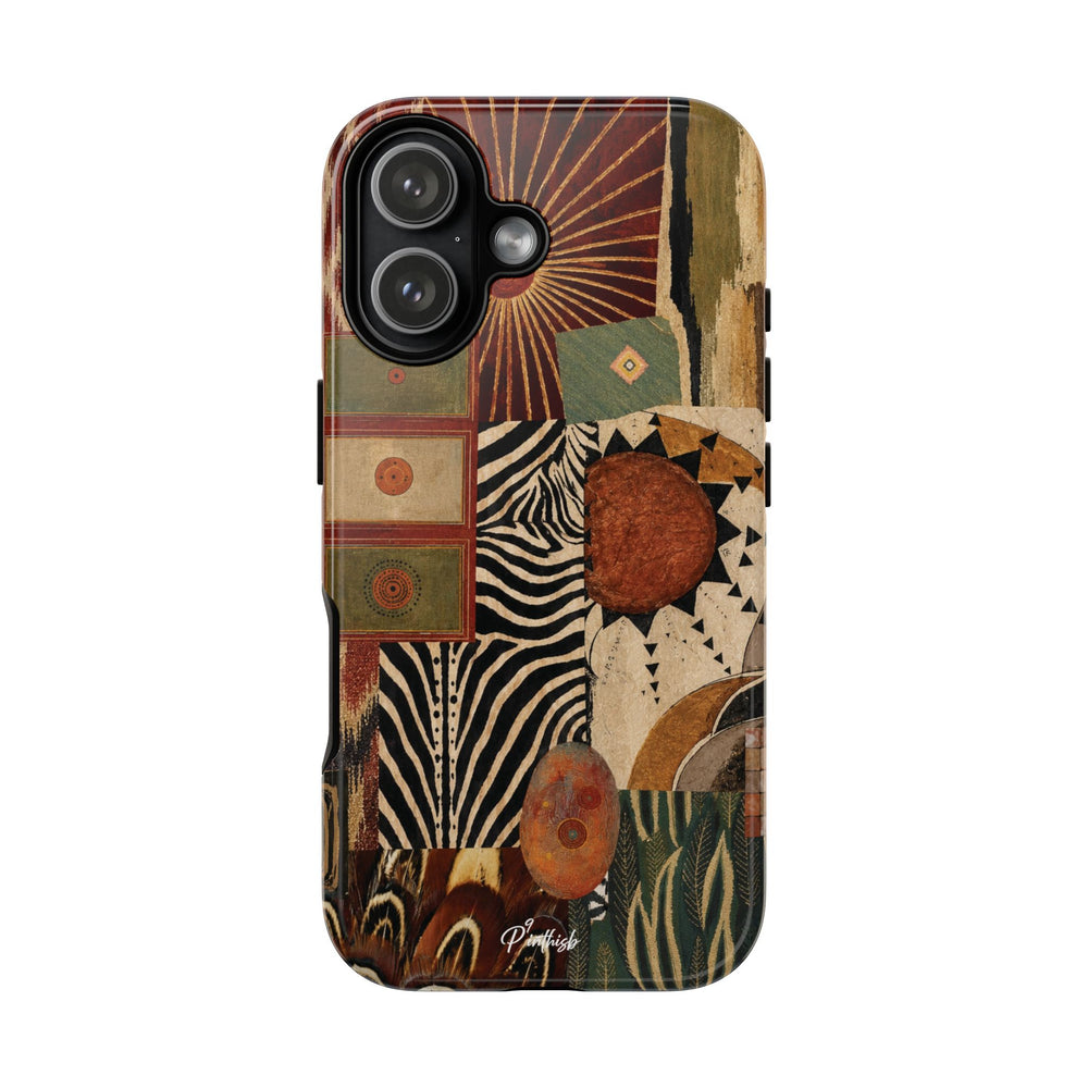 Abstract Boho Collage Tough Case