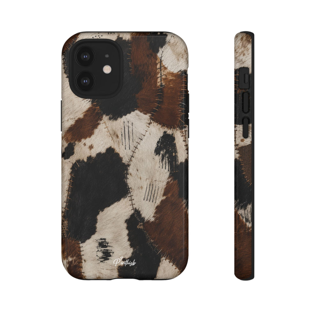 Brown & Black Animal Print Tough Case