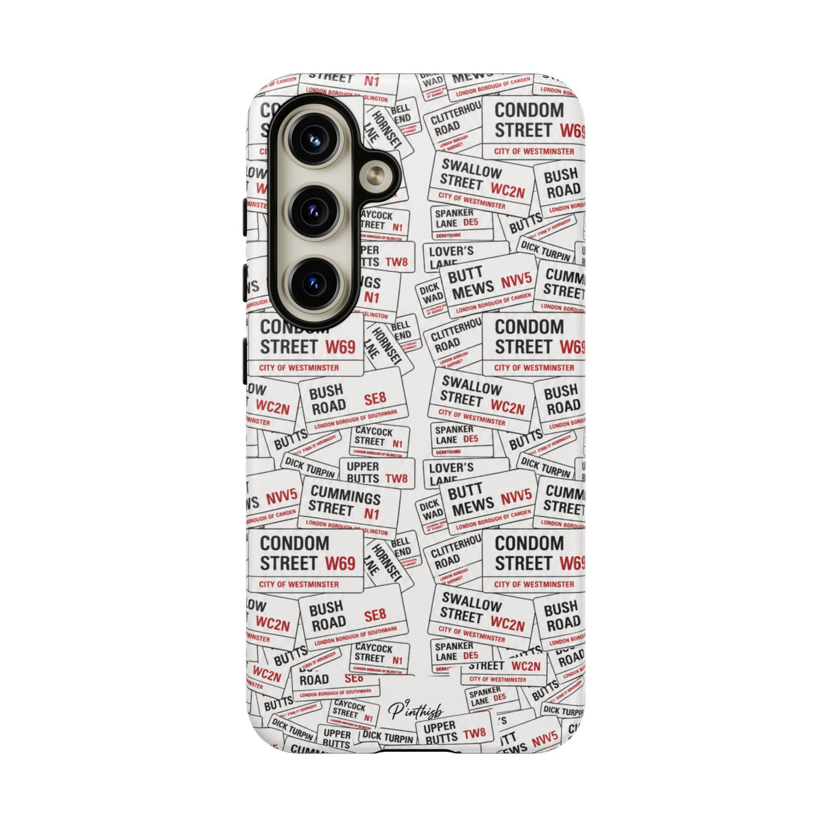 Cheeky London Street Signs Phone Case