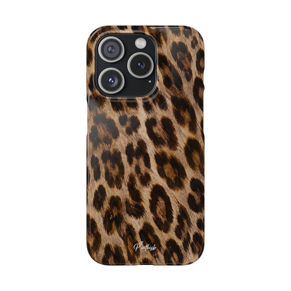 Leopard Print Snap Phone Case
