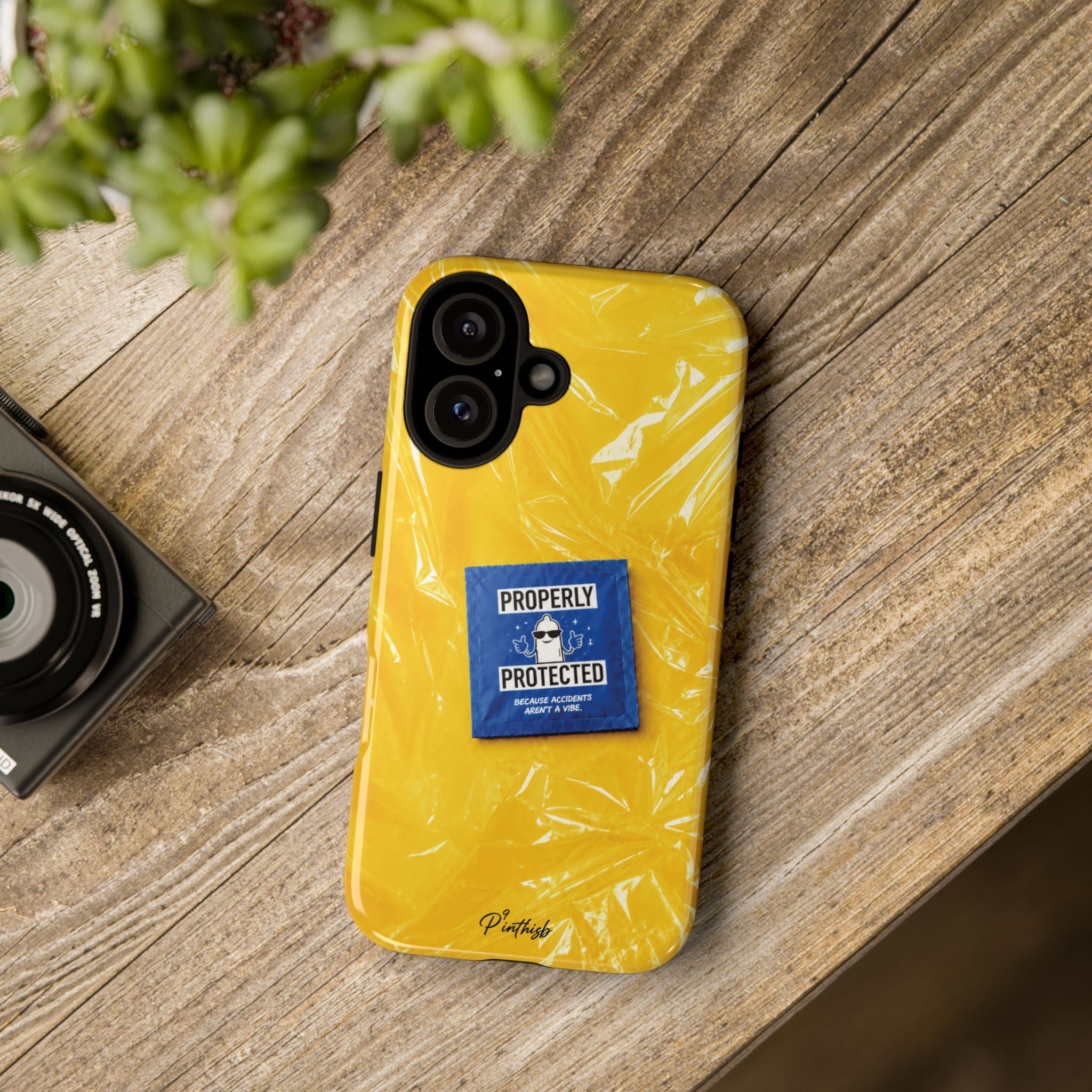 "Properly Protected" Graphic Phone Case