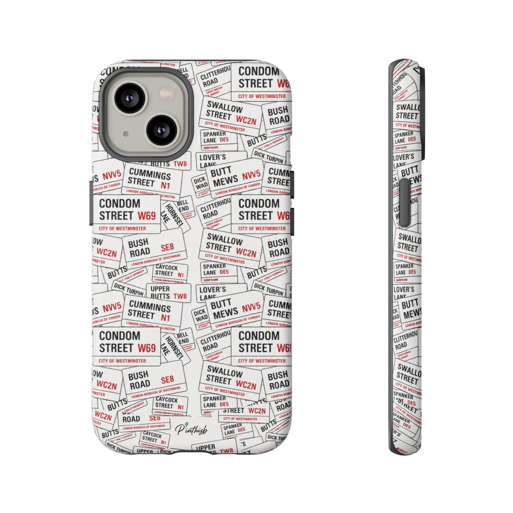Cheeky London Street Signs Phone Case