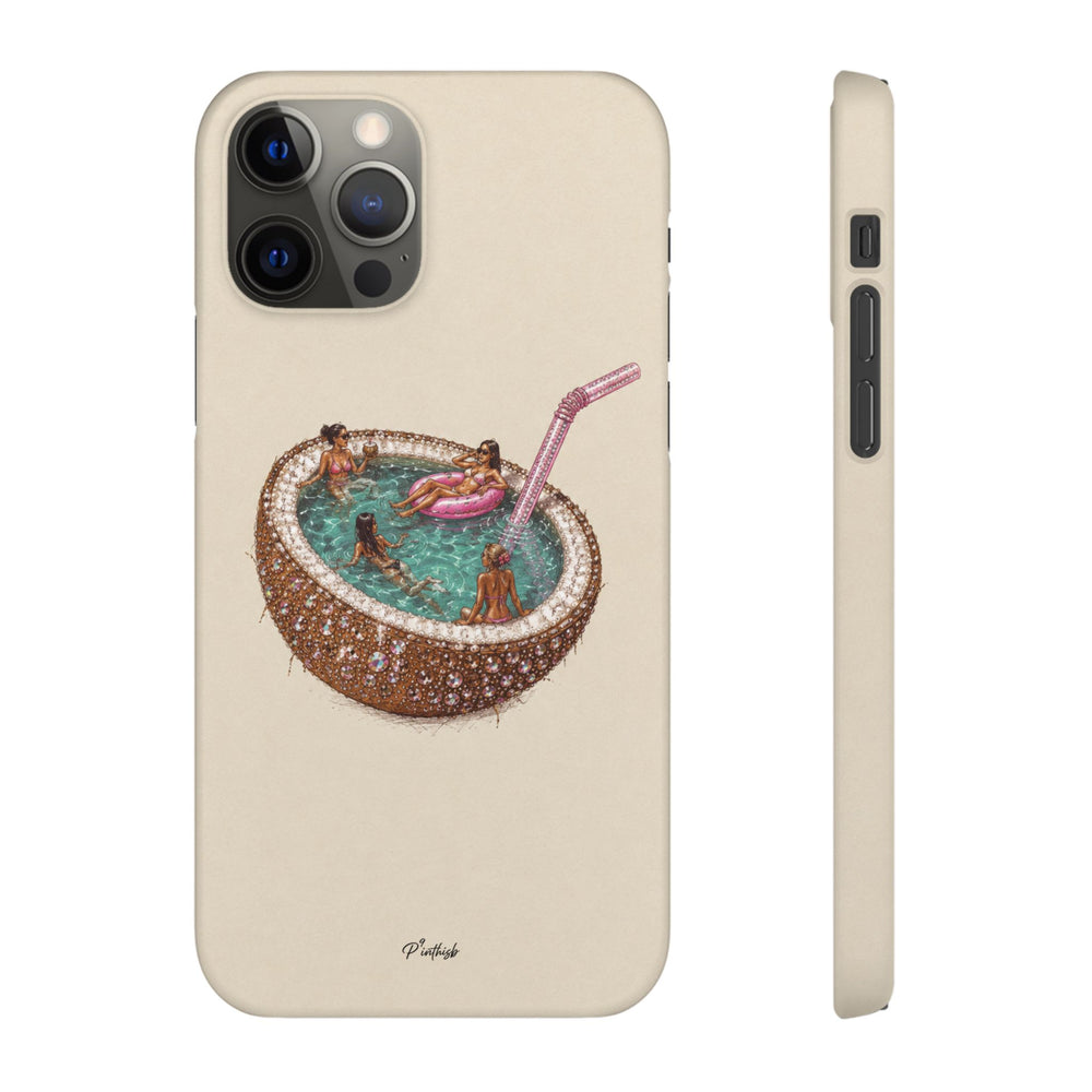 Coconut Pool Snap Phone Case