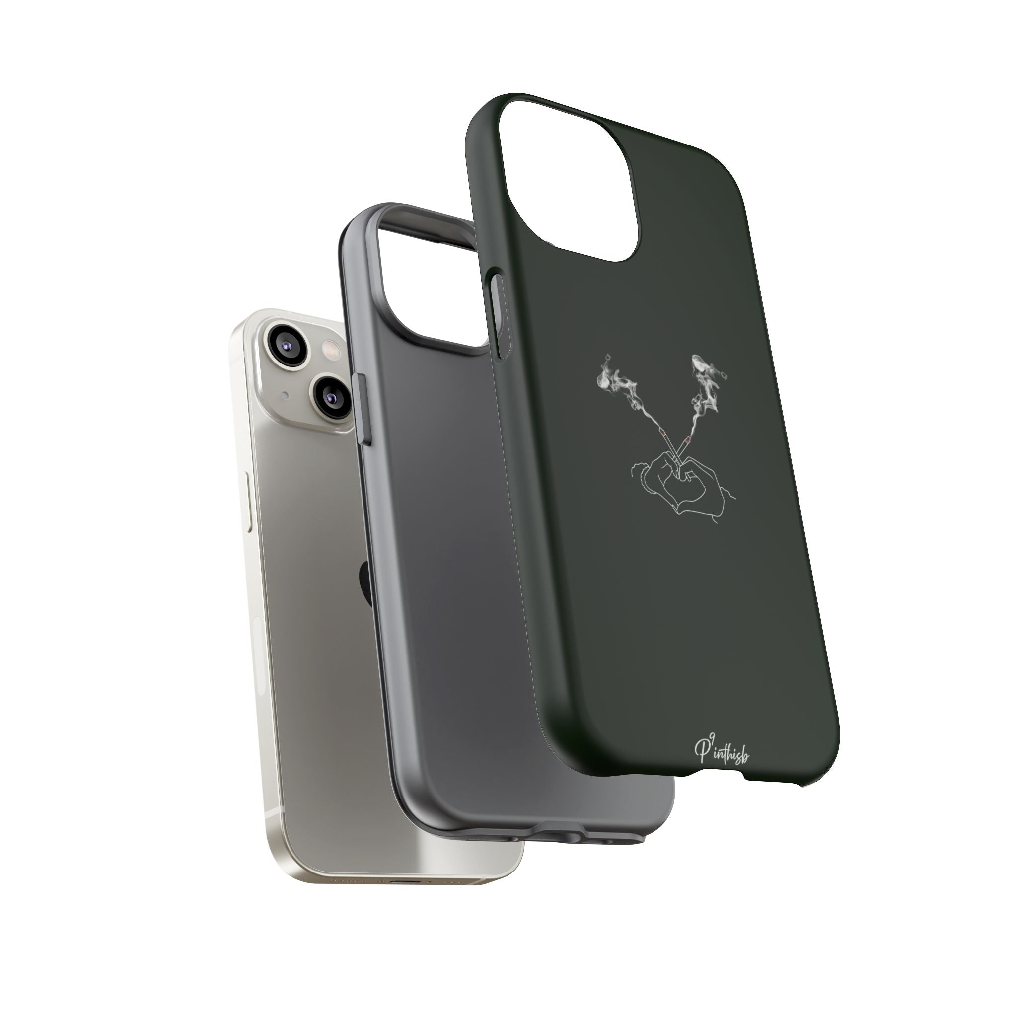 Smoke Heart Tough Case