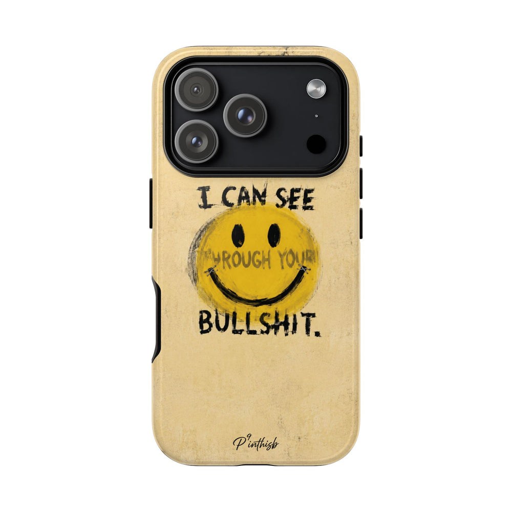 Smiley Anti-BS Tough Case