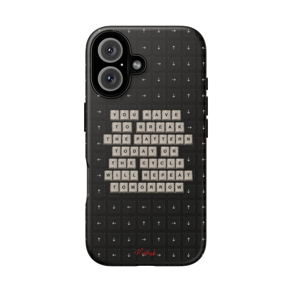 "Break the pattern" Keyboard Tough Case
