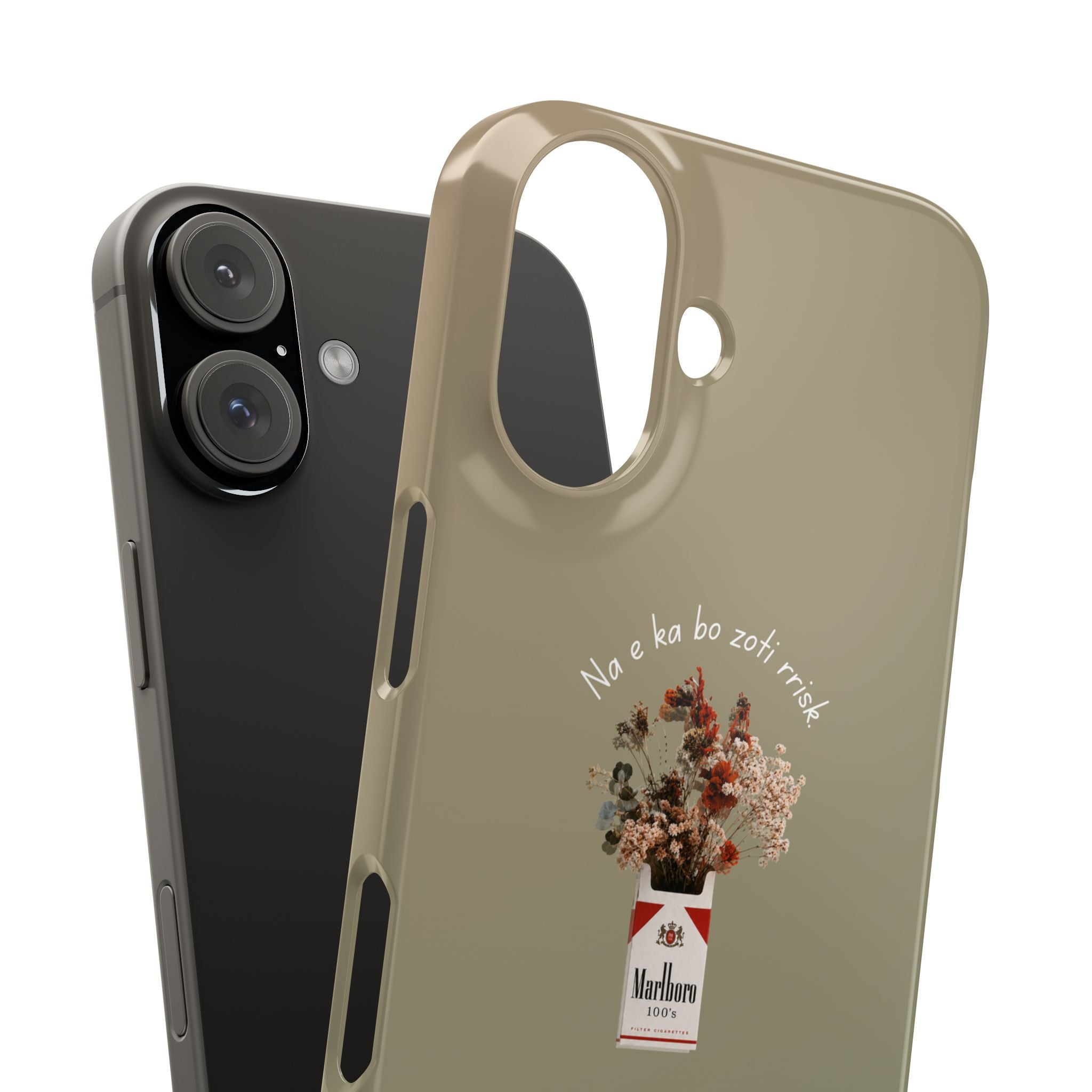 "Na e ka bo zoti rrisk." Snap Phone Case