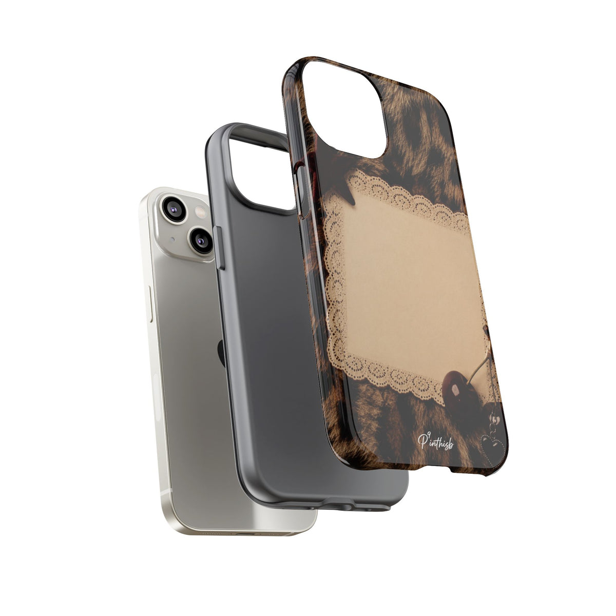 Personalized Leopard Lace Phone Case