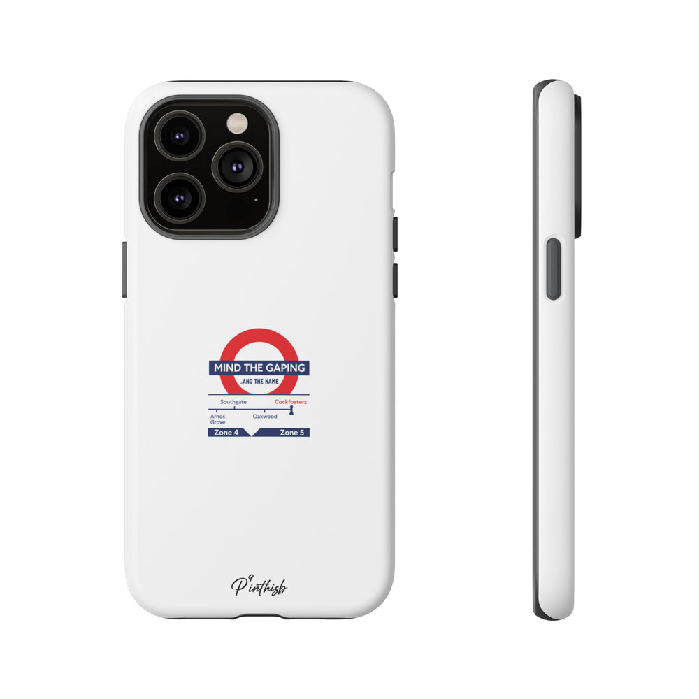 "Mind the Gaping" London Tube Parody Phone Case