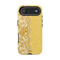 Yellow Vintage Lace Tough Case
