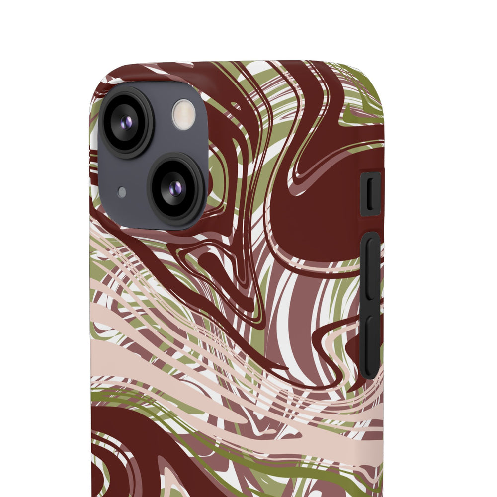 Abstract Marbled Snap Phone Case