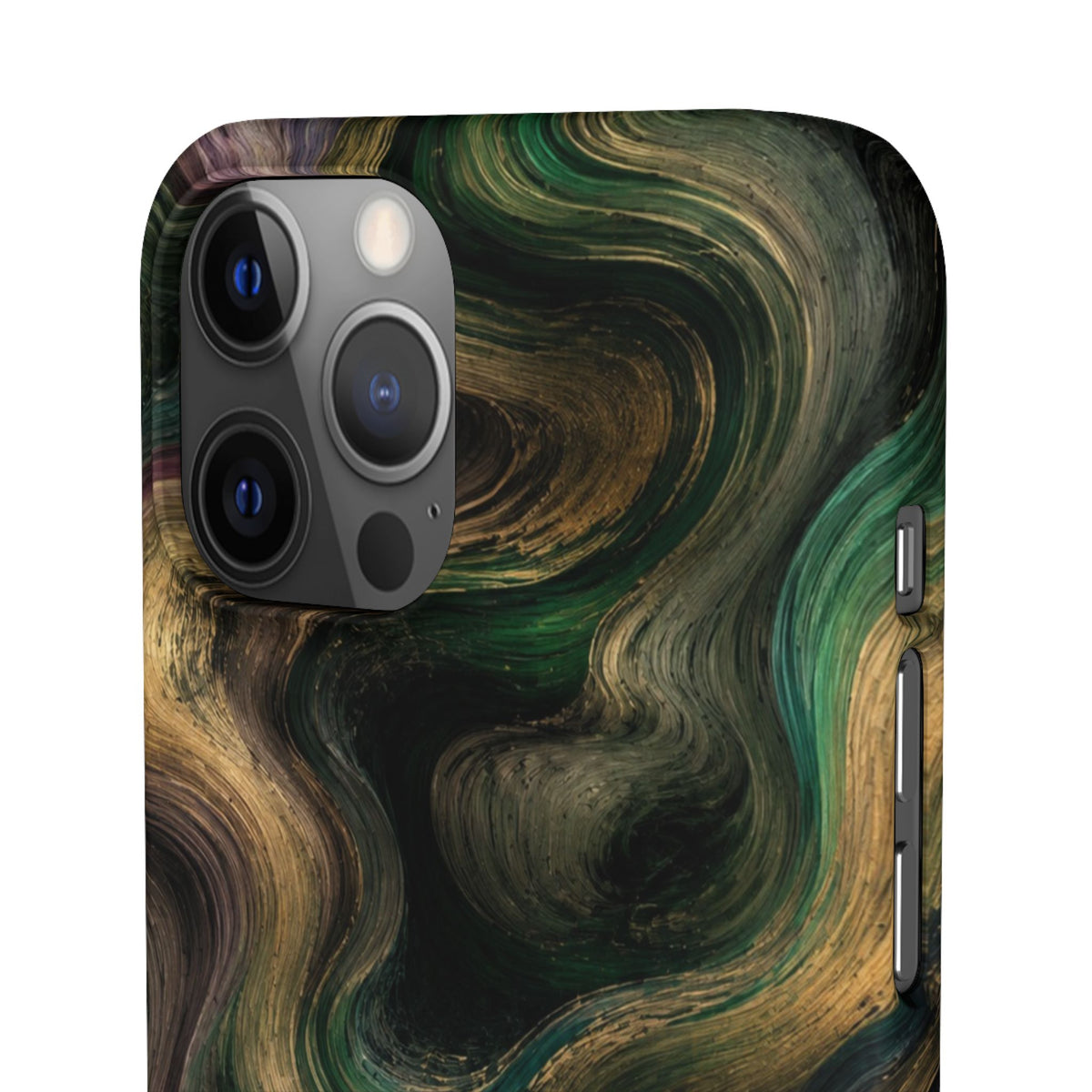 Marbled Forest Snap Phone Case