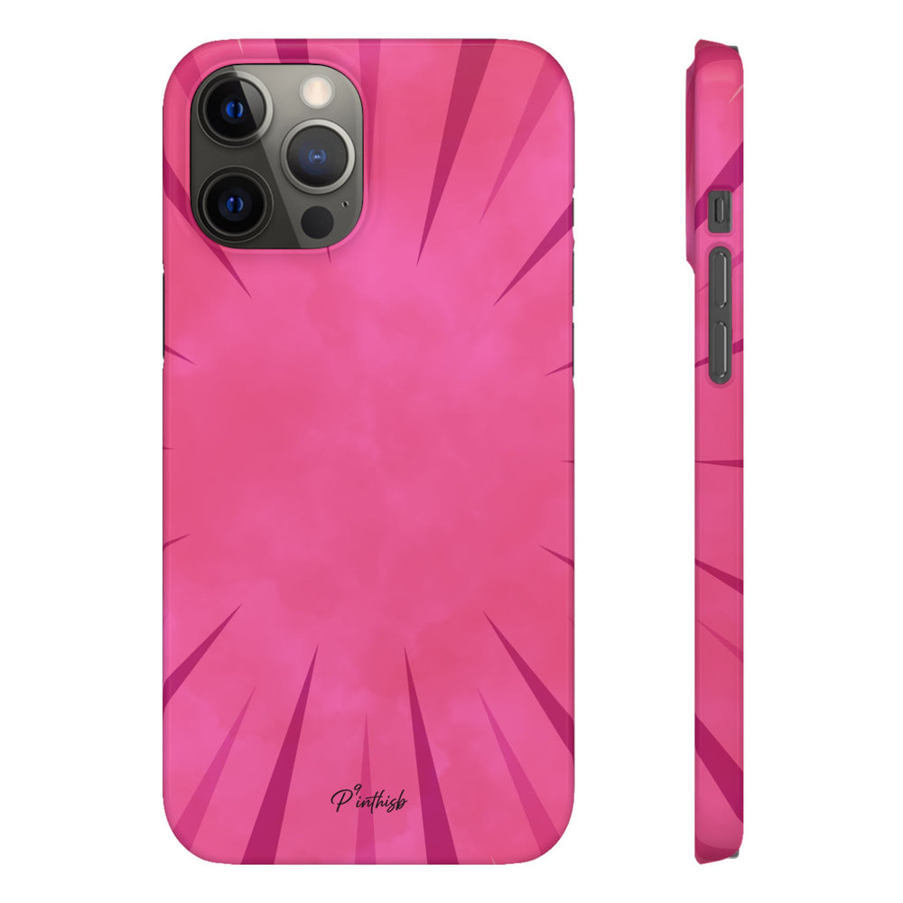 Pink Burst Snap Phone Case