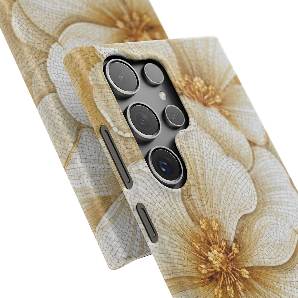 Floral Gold Bloom Snap Case