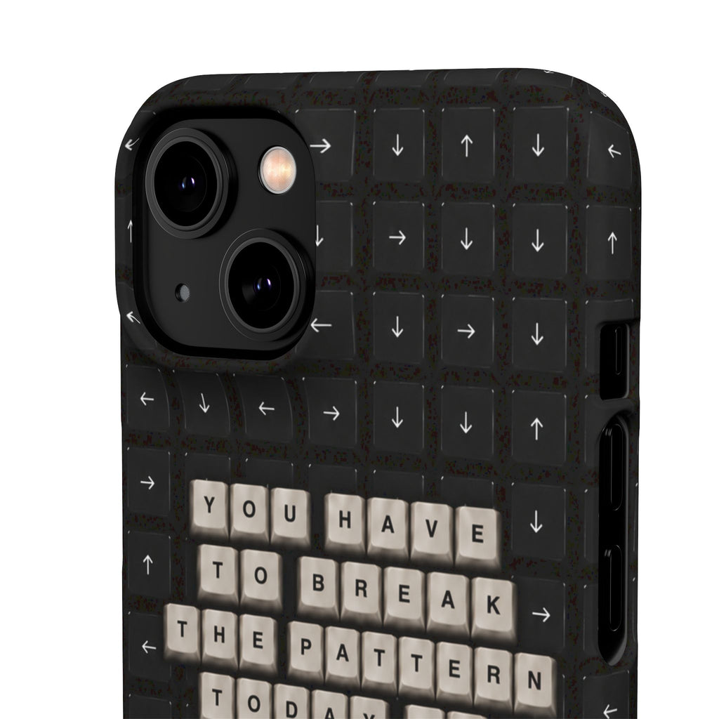 "Break the pattern" Keyboard Snap Case