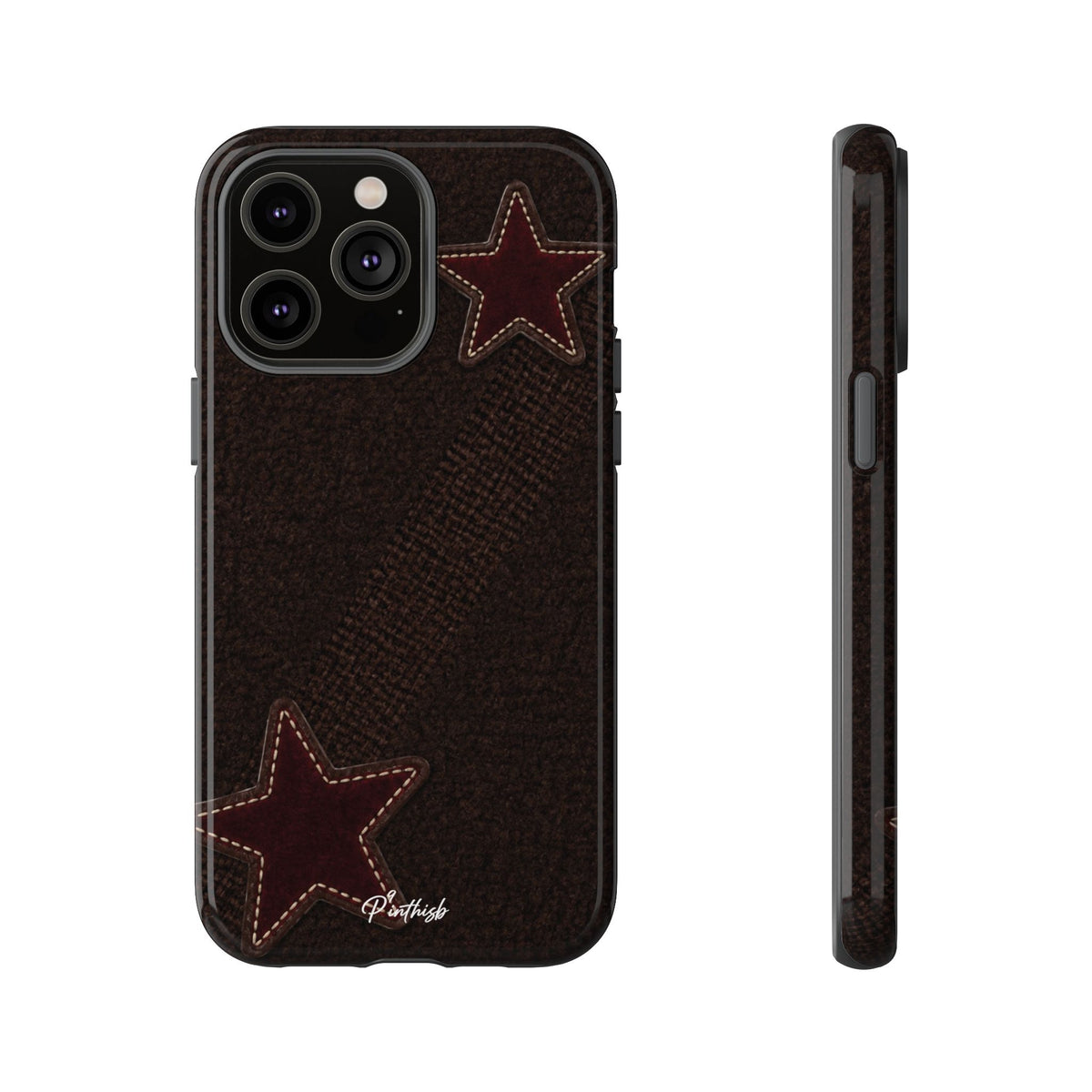 Rustic Stitched Star Phone Case
