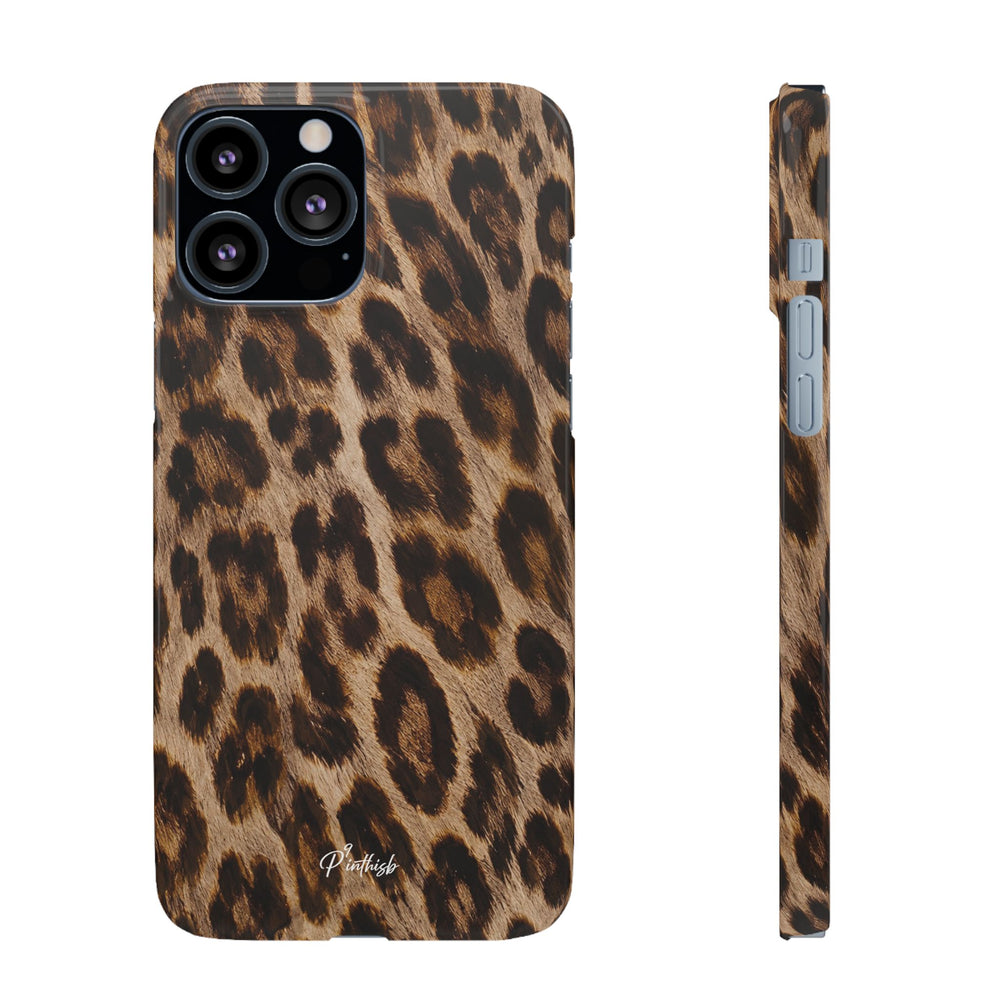 Leopard Print Snap Phone Case