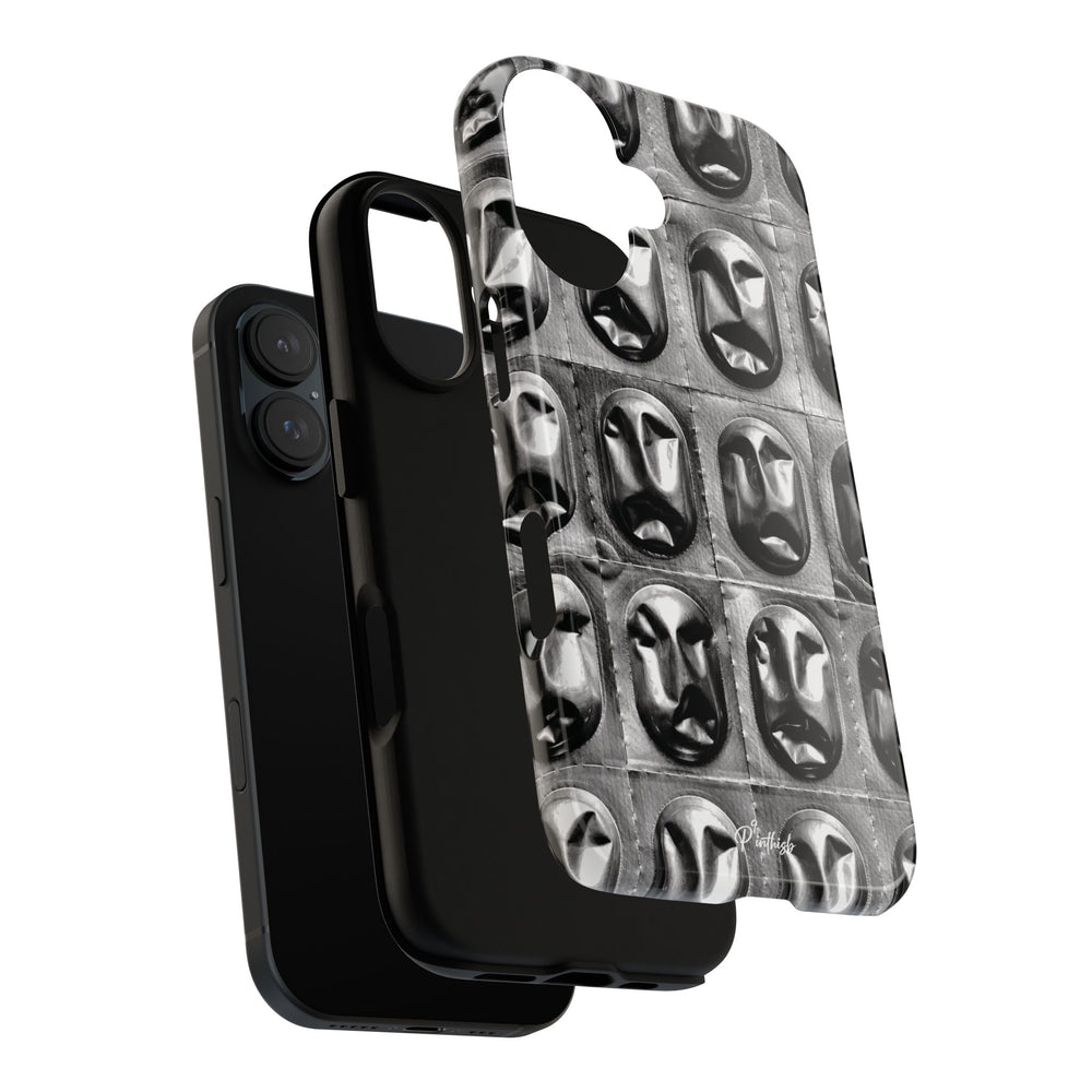Metallic Mask Grid Tough Case