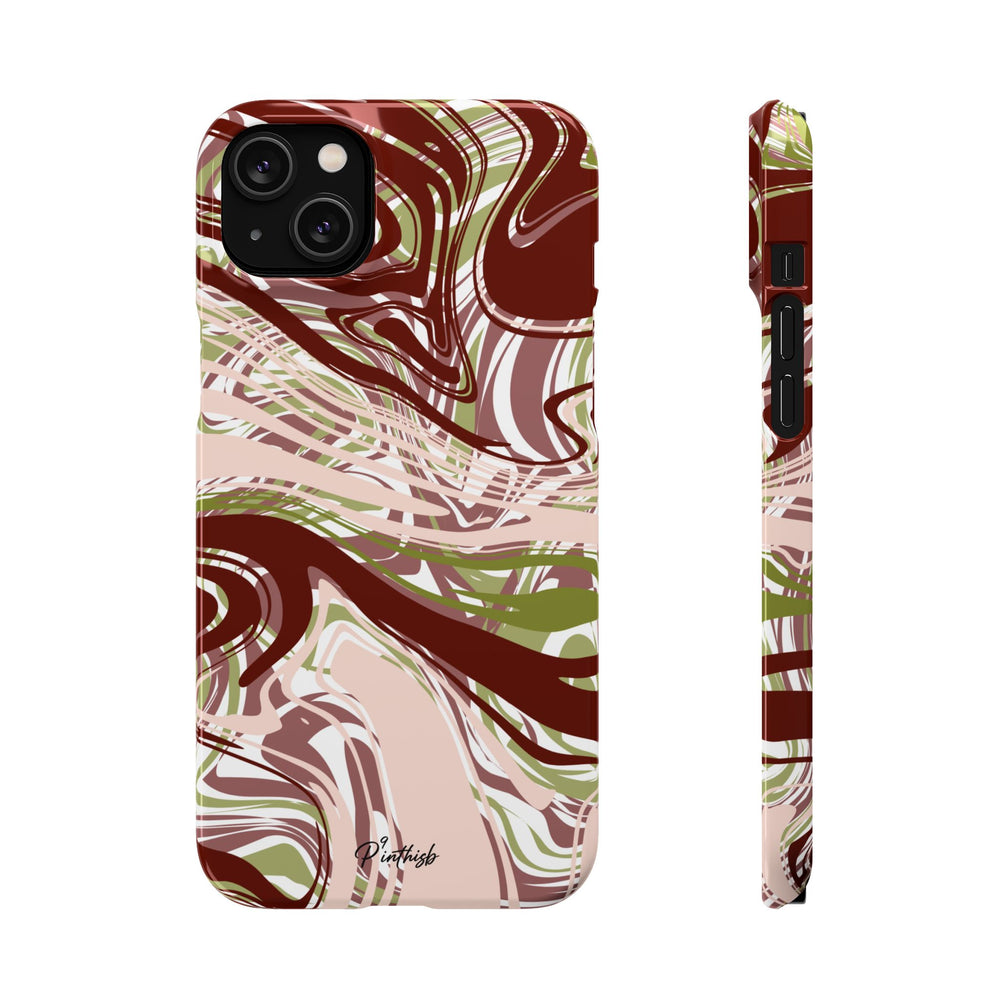Abstract Marbled Snap Phone Case