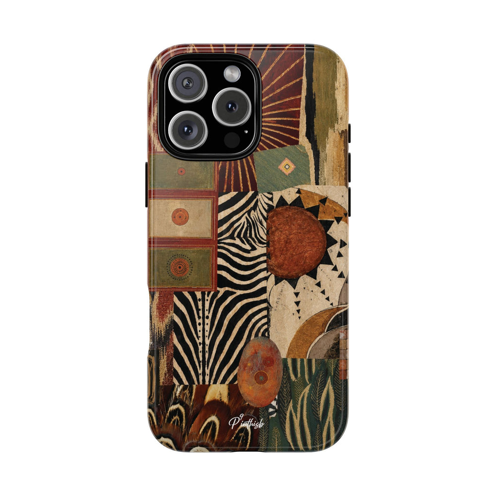 Abstract Boho Collage Tough Case