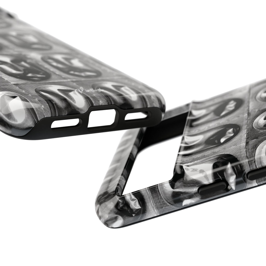 Metallic Mask Grid Tough Case