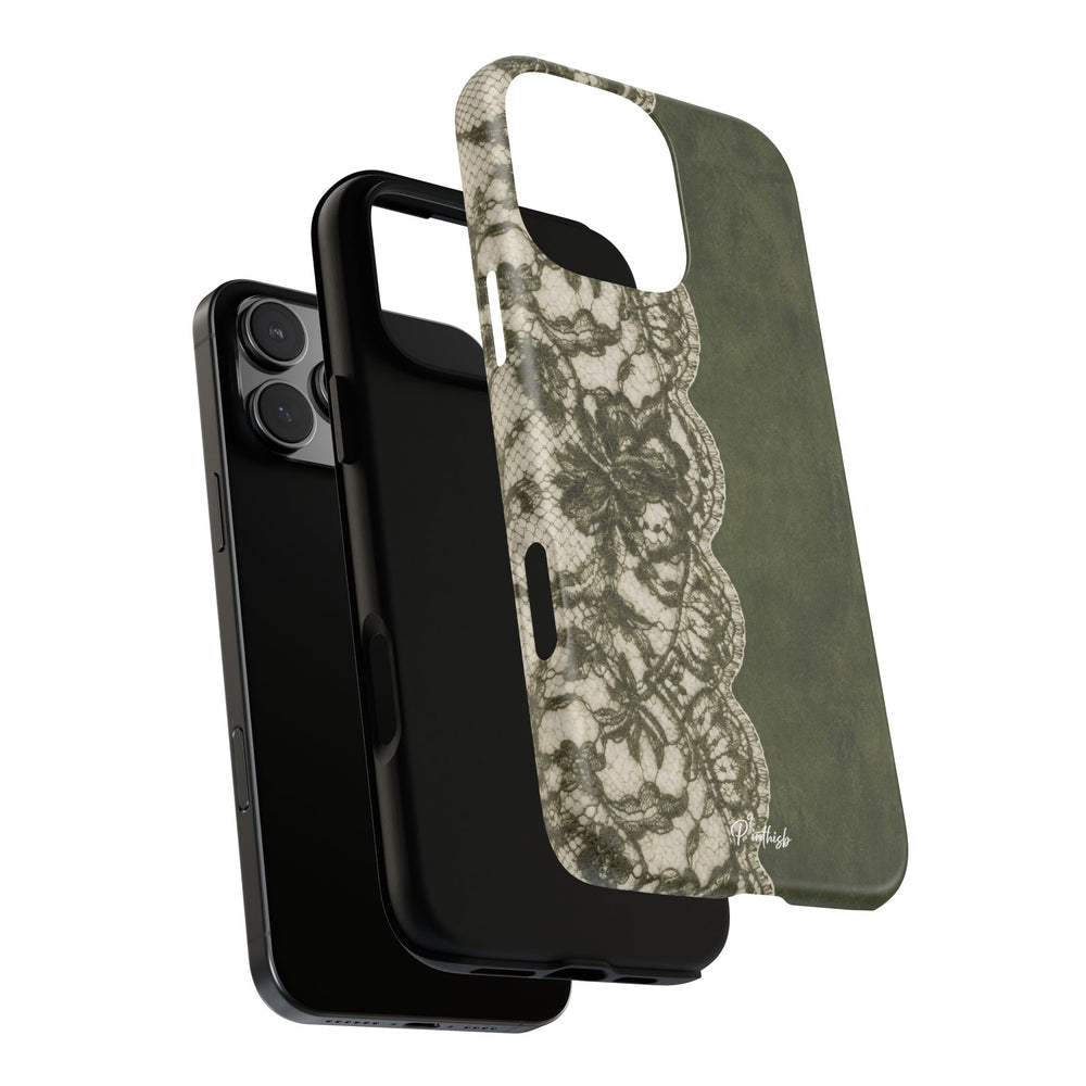 Olive Lace Tough Case