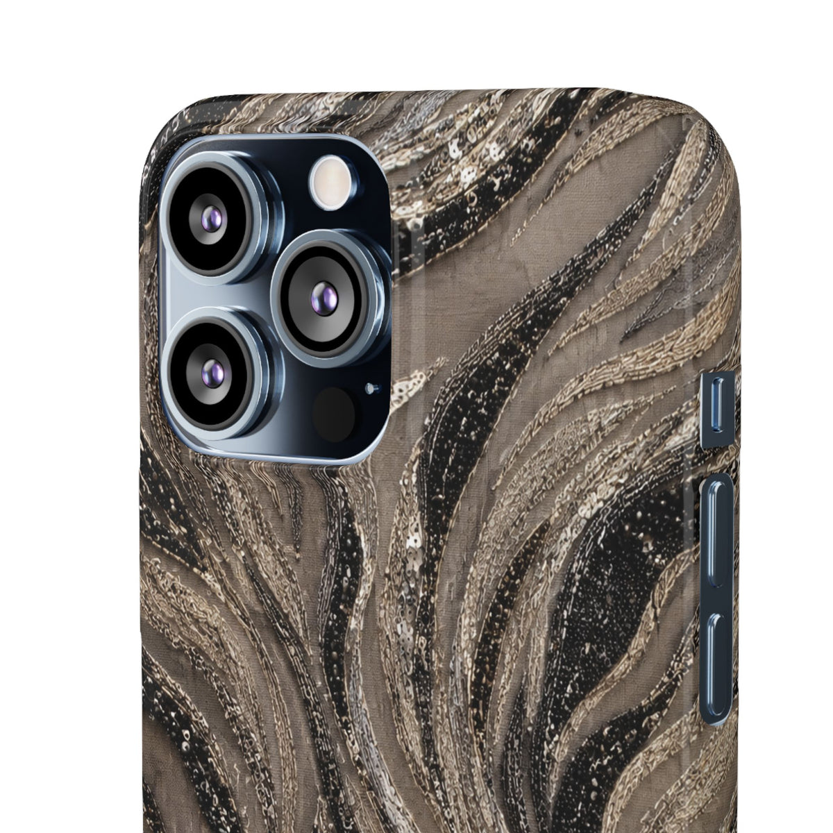 Neutral Swirl Protective Snap Case