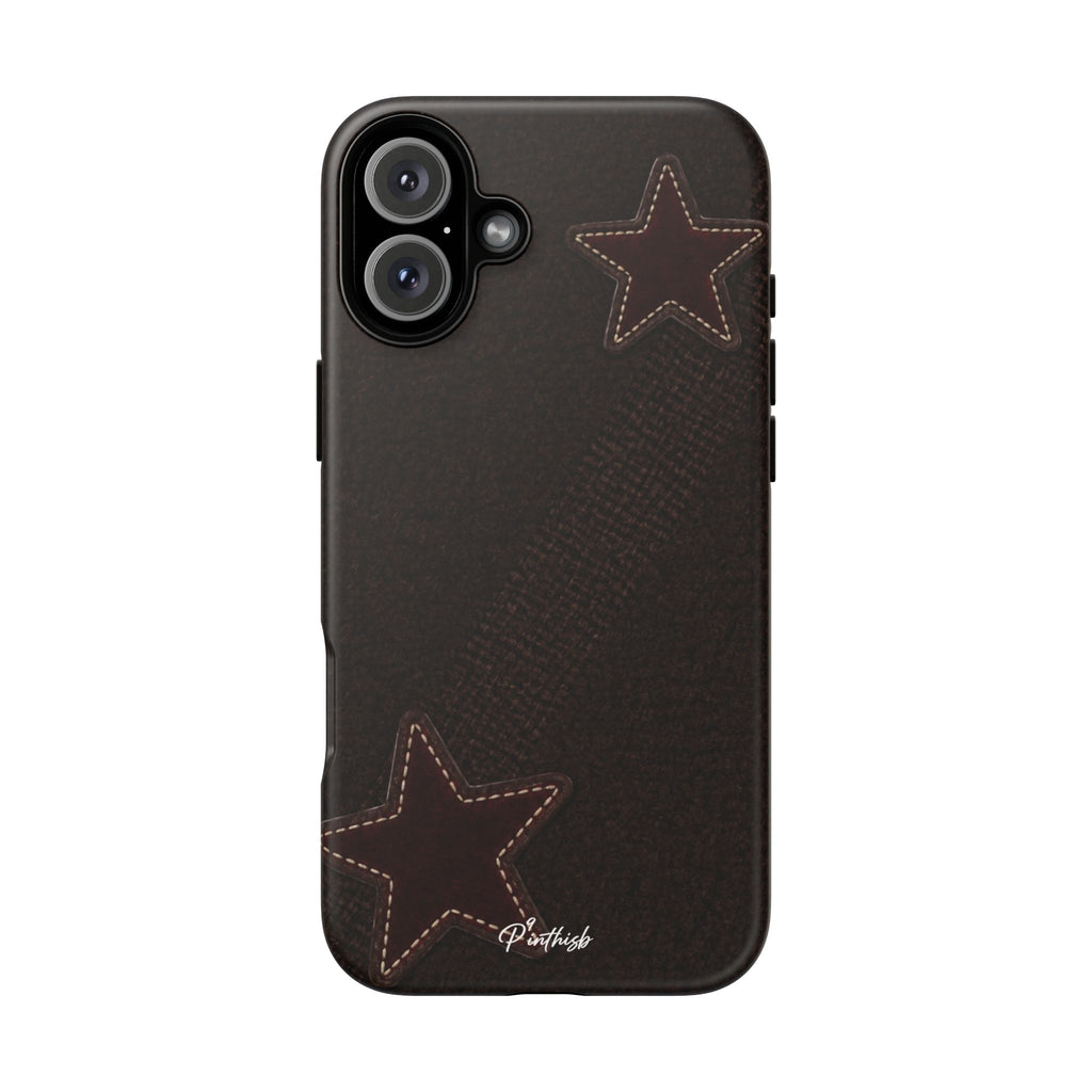 Rustic Stitched Star Phone Case