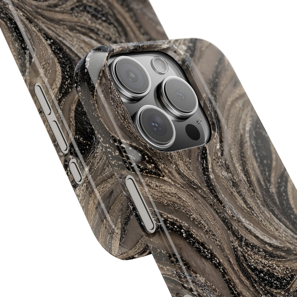Neutral Swirl Protective Snap Case