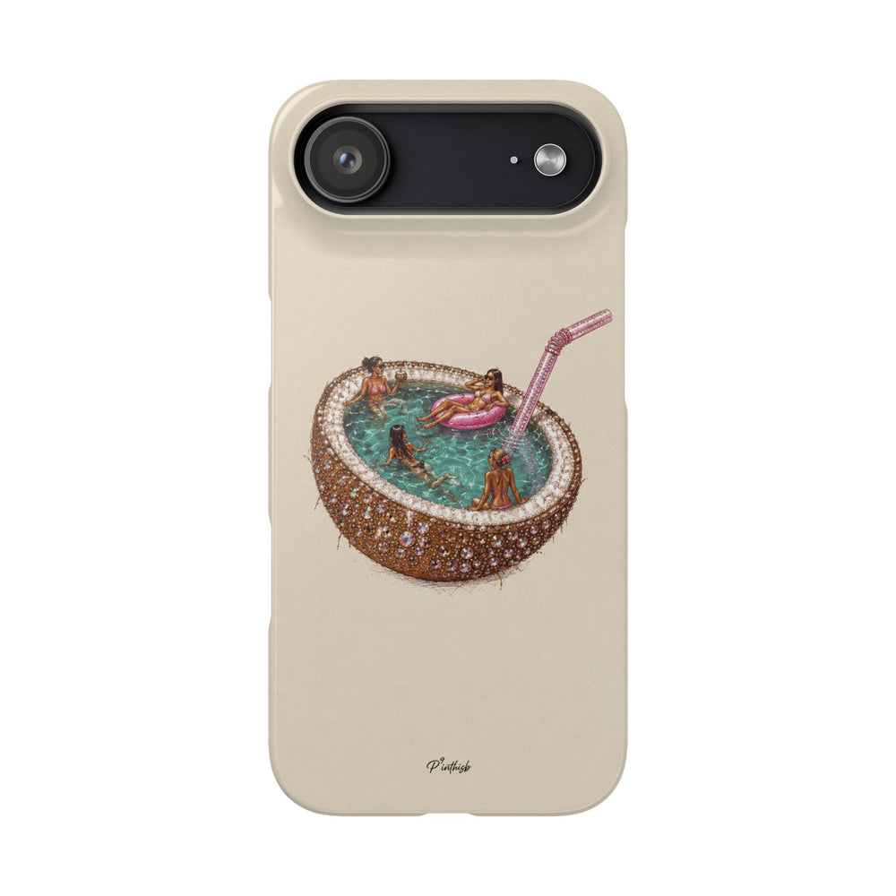 Coconut Pool Snap Phone Case