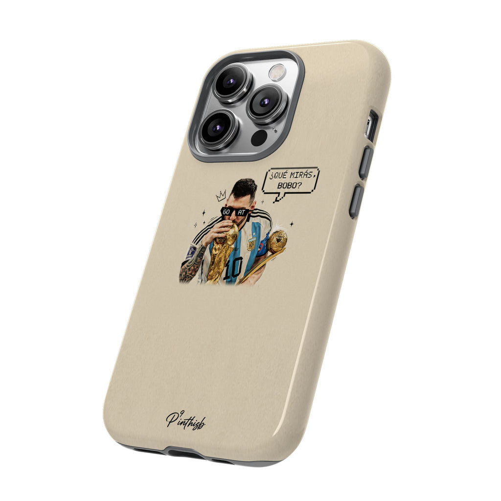 "G.O.A.T" Messi Tough Phone Case