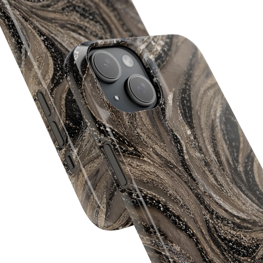 Neutral Swirl Protective Snap Case
