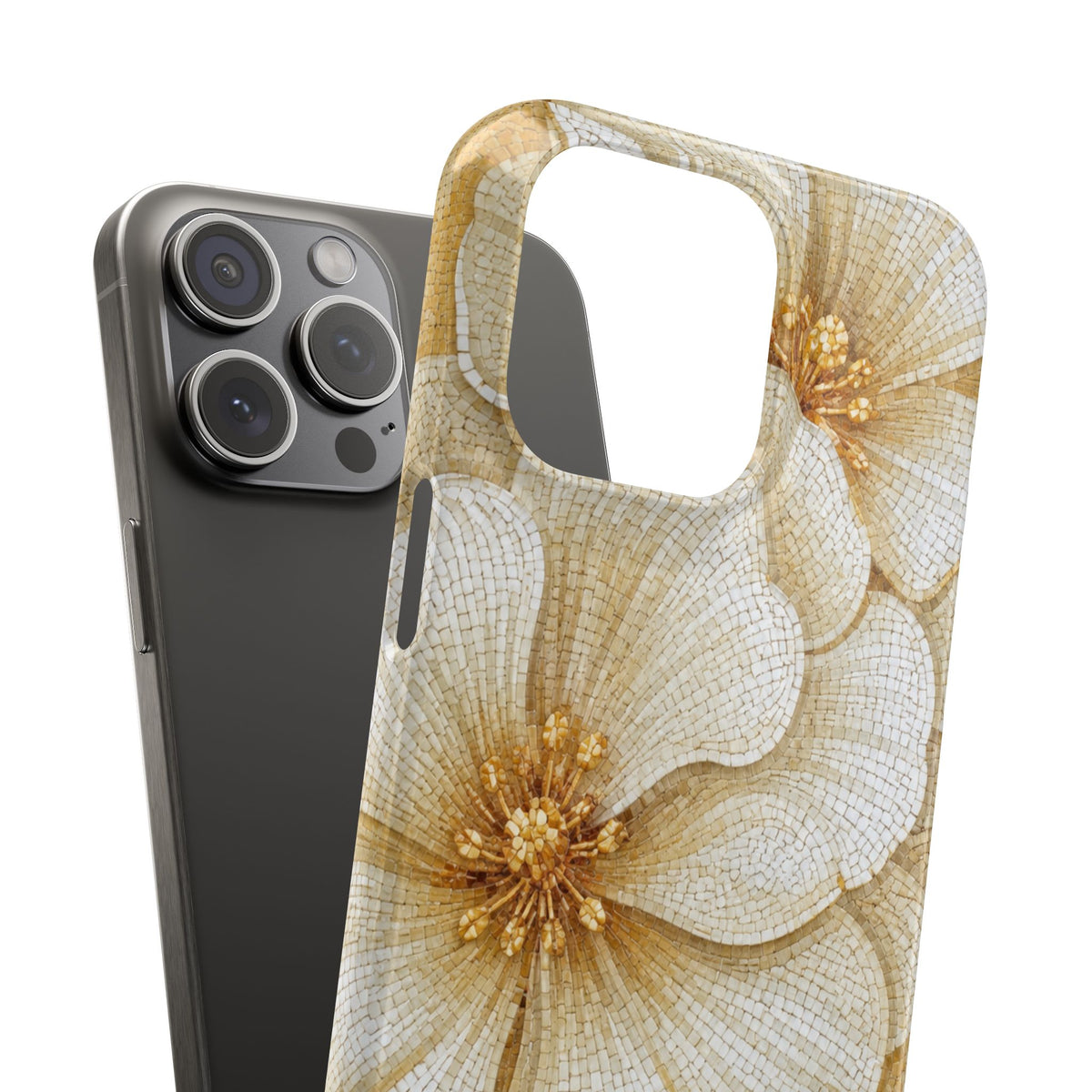 Floral Gold Bloom Snap Case