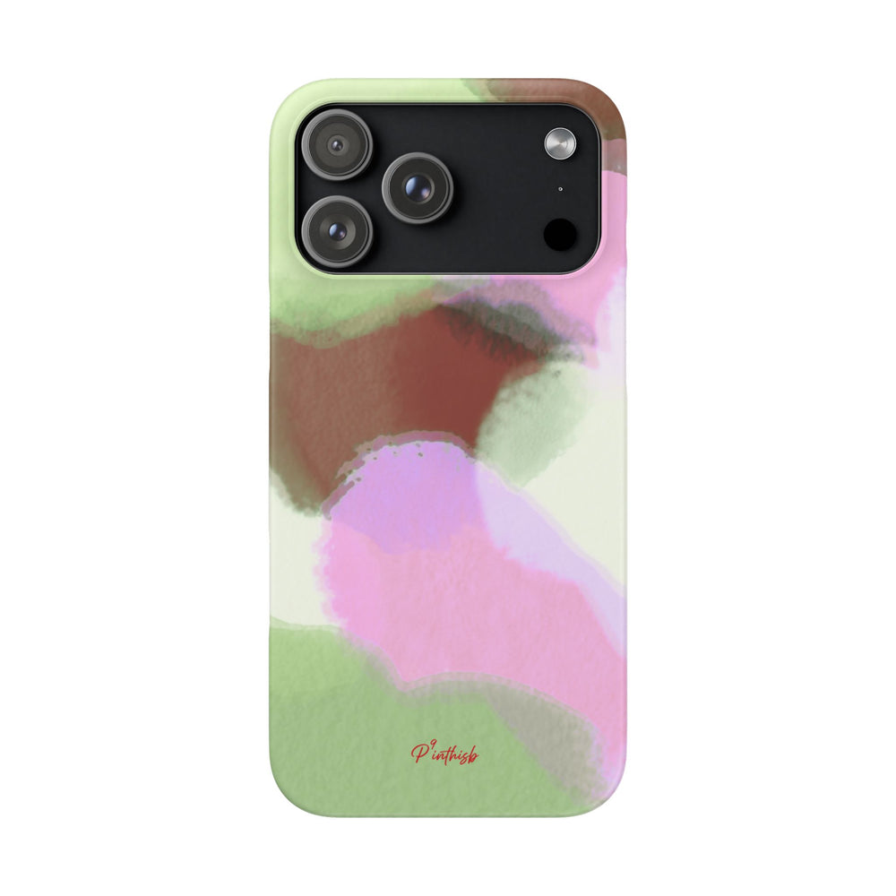 Abstract Pastel Camouflage Snap Phone Case